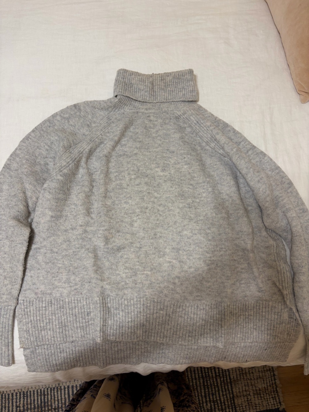 Vince Camuto Light Gray Turtleneck Sweater
